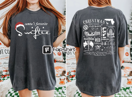 Santa’s Favorite Taylor Version Shirt, Christmas Taylor’s Version Sweatshirt, Christmas Taylor Tshirt,Swiftie Christmas Gift, Swiftmas Shirt