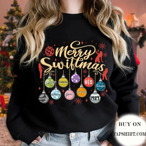 Merry Swiftmas Sweashirt, The Eras Tour Christmas Shirt, Swift 1989 Xmas, Have A Merry Swiftmas, Taylor version Christmas, Gift for Swifties