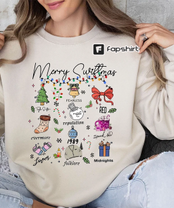 Merry Swift-mas Christmas Shirt, Christmas Taylors Version…