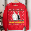 I Saw Mother Kissing Travis Kelce Christmas Shirt, Kelce Shirt, Retro Kansas City Football, Kelce Kansas City Football, Kelce Taylor