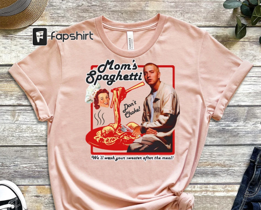 Moms Spaghetti, Eminem Shirt, Spaghetti Shirt, Italian Food Shirt, Italian Enjoyer Tee, Gen Z Humor, gen Z Shirt, Gift For Friend,