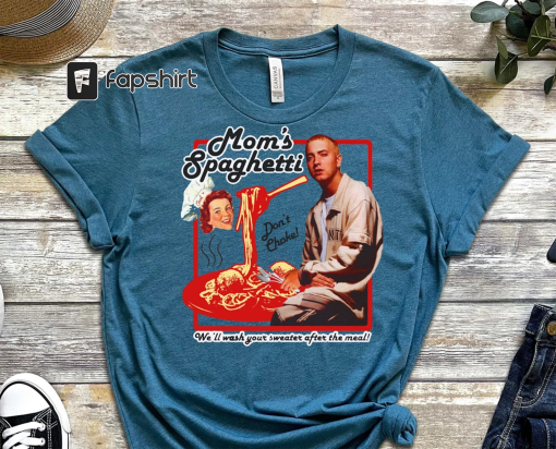 Moms Spaghetti, Eminem Shirt, Spaghetti Shirt, Italian Food Shirt, Italian Enjoyer Tee, Gen Z Humor, gen Z Shirt, Gift For Friend,