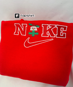 Santa Embroidered Sweatshirt