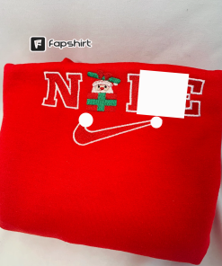 Santa Embroidered Sweatshirt