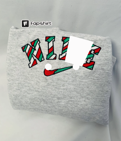 Christmas Swirl Embroidered Sweatshirt