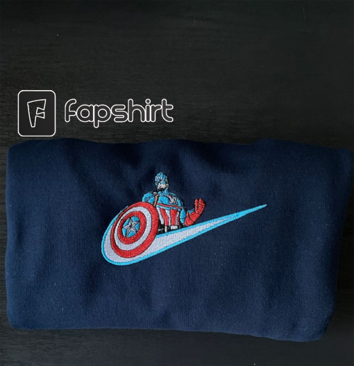 Captain America Embroidered Shirt, Avengers Shirt, Tony Stark Shirt, Avengers Assemble, Avengers Sweatshirt, Disney Avengers Shirt