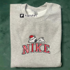 Embroidered Snow Grinch Christmas Sweatshirt