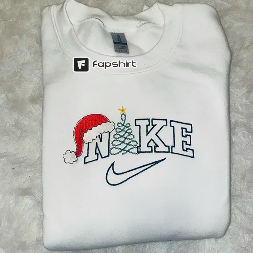 Custom christmas  embroidered crewneck