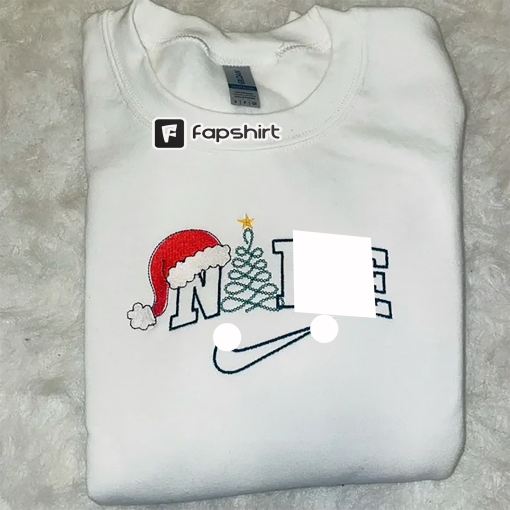 Custom christmas  embroidered crewneck