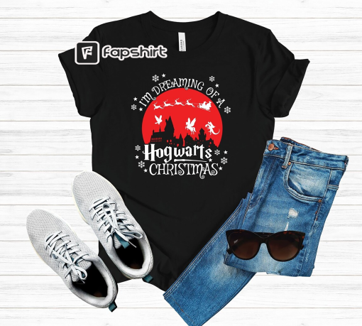 Christmas Shirt, I’m dreaming of a Hogwarts Christmas Shirt, Wizard Shirt, Funny Christmas Shirt, Christmas 2023, Hogwarts Christmas Shirt