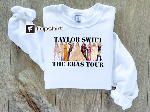 Vintage Vibe Taylor Swiftie Sweatshirt – Swiftie Fandom Apparel – The Eras Tour Cozy Concert Wear – Limited Edition Sweatshirt