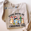 Vintage Bluey Christmas Coffee Shirt,Christmas coffee Shirt,Christmas Bluey Family Shirt,Coffee Lover gift,Cute Christmas tshirt,Bluey Shirt