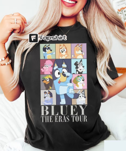 Bluey Eras Tour Sweatshirt, Bluey Family Hoodie,…