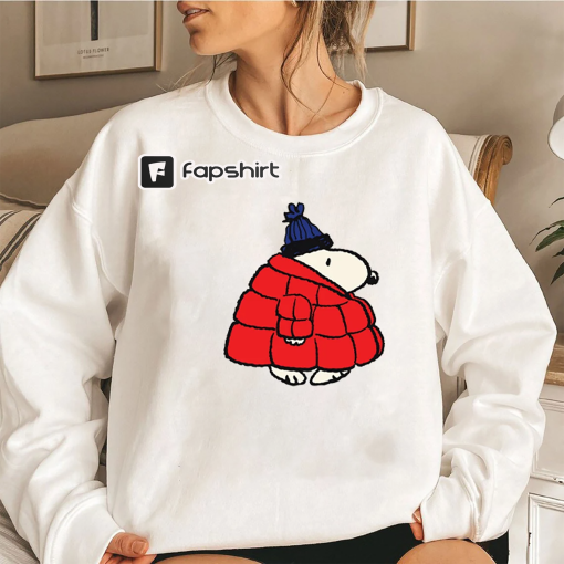 Snoopy Puffy Coat Air Freshener Shirt