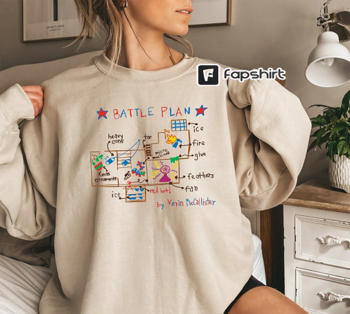 Christmas Sweatshirt, Christmas Movie Long Sleeve Tees, Battle Plan Hoodie, Funny Sweatshirt, Christmas Plan Graphic Hooded