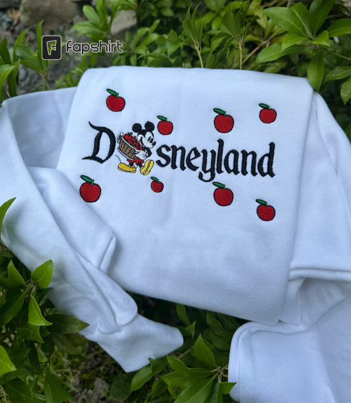 Classic Disney Mickey Mouse , Disney Embroidered Crewneck Sweatshirt