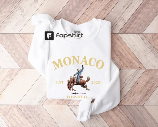 Retro Monaco Sweatshirt, Nadie Sabe lo que va pasar manana, Benito Sweatshirt, Gift For Fan, Bunny Sweatshirt, Music Shirt