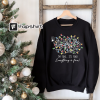 Labrador Dog Christmas Sweatshirt, Christmas Labrador Retriever Shirt, Cute Dog Mom Sweatshirt, Dog Lover Family Gift,Womens Christmas Shirt