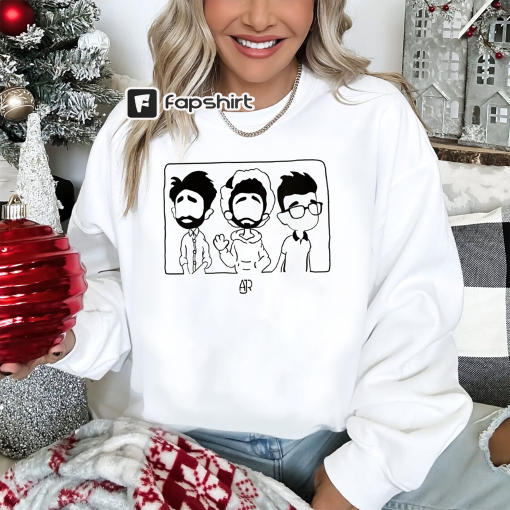 AJR Band T-Shirt, The Click Album Shirt, Ajr Brothers Band Shirt, AJR Members Chibi Shirt, Ajr The Click Galaxy AJR The Click Sweatshirt