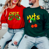 Winedeer Reinbeer Sweater, Couples Christmas Sweatshirt, Reindeer Sweatshirt, Christmas Sweatshirt, Couples Sweaters, Matching Pajamas