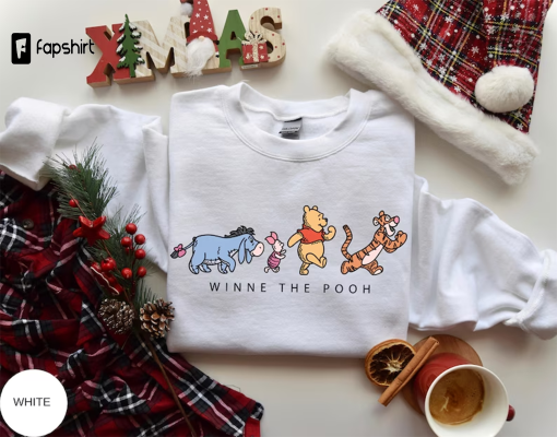 Retro Winnie The Pooh Sweatshirt, Winnie the Pooh and Friends Shirt, Disney Winnie the Pooh, Disney Gift, Disney Trip, Christmas Gift, Pooh