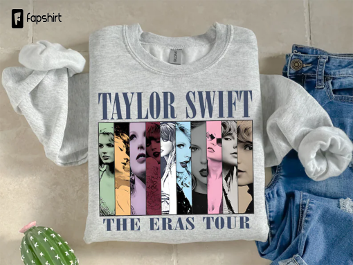 Taylor Swiftie Merch Vintage Vibe Taylor Swiftie Sweatshirt – Swiftie Fandom Apparel – The Eras Tour Wear – Limited Edition Sweatshirt