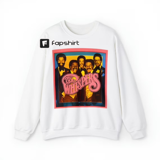 Christmas Gift Idea for Him and Her, Graphic Print Sweatshirt, Old School RnB Music Group, The Whispers, Crewneck Fall Unisex Band Shirts