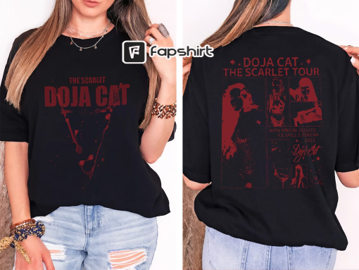 Vintage Doja Cat The Scarlet Tour Sweatshirt, 2023 Tour With Special Guests T-Shirt, Doja Cat Rapper Merch, Music Concert Tee, Gift For Fan