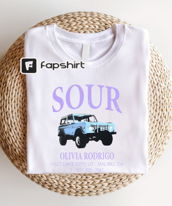 Olivia Rodrigo Sour Car T-Shirt, Olivia Rodrigo…