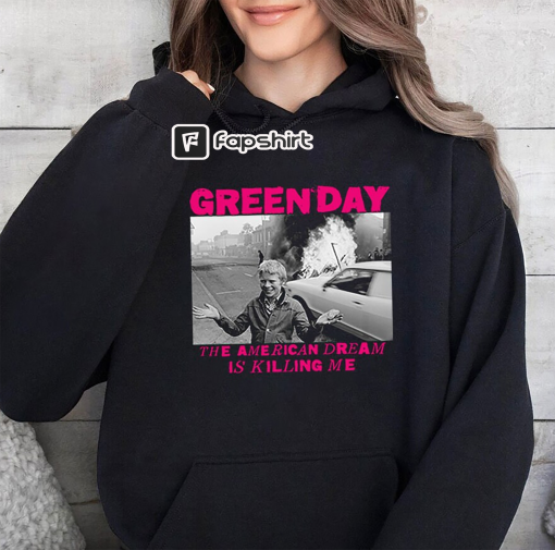 Green Day The American Dream Is Killing Me Hoodie, Green Day Saviors, Green Day album Shirt, Green Day Tour Concert, For Men Or Women