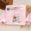 Grinch Embroidered Sweatshirt, Christmas Embroidered Sweatshirt, Christmas Sweatshirt, Grinch Baby Embrodered sweatshirt