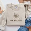 Enchanted Embroidered Sweatshirt/ T-shirt/ Hoodie, Taylor Swift Embroidered Crewneck, Speak Now on Sleeve