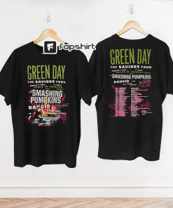 Green Day The Saviors 2024 Tour T-Shirt,…