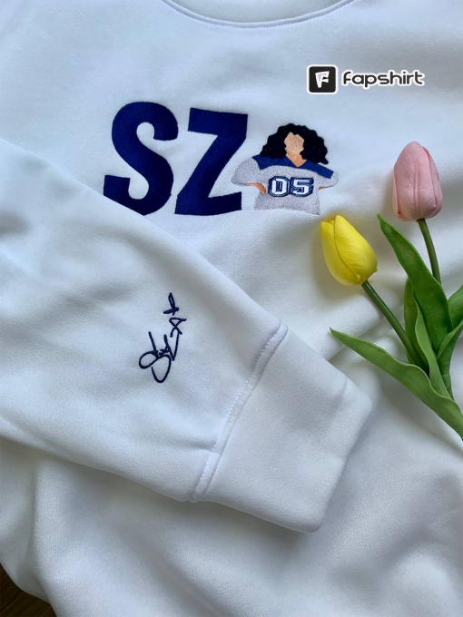 Fully Embroidered sweatshirt or hoodie/ Sza sos inspired/ Trendy