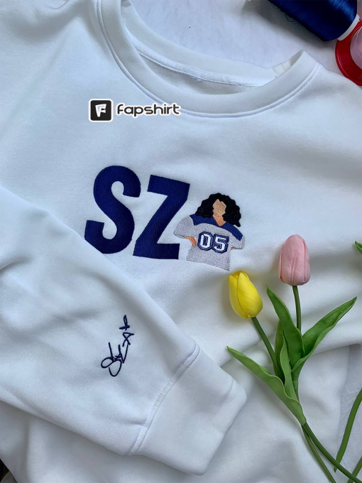 Fully Embroidered sweatshirt or hoodie/ Sza sos inspired/ Trendy