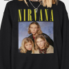 Nirvana Unisex Shirt Comfort Colors® Kurt Cobain Poster Tee Vintage Band Tee Nirvana Tour 90s Shirt Oversized Music Rock Festival Clothes