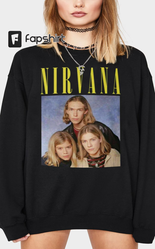 Nirvana Hanson Logo Shirt, Nirvana Vintage Sweatshirt, Nirvana Retro Shirt, Nirvana Sweatshirt, Nirvana Tour Shirt