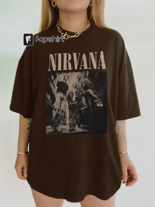 Vintage Nirvana band Shirt , Unisex Shirt, Classic Rock, T Shirt, Retro vintage style Shirt, Trendy Gifts, Nirvana Metal