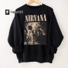 Nirvana 90’s Vintage Band Crewneck, Nirvana In Utero Angel Preppy Sweatshirt, Kurt Cobain Nirvana Pink Vintage Oversize Sweatshirt, #00102