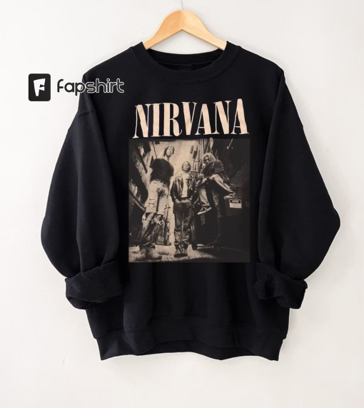 Vintage Nirvana band Shirt , Unisex Shirt, Classic Rock, T Shirt, Retro vintage style Shirt, Trendy Gifts, Nirvana Metal