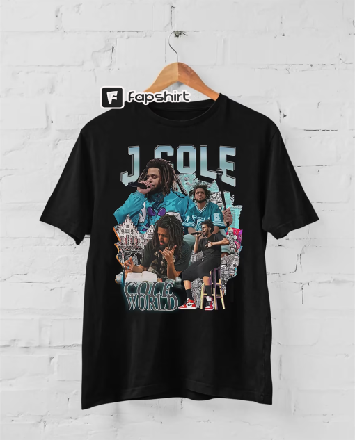 Limited J Cole 90s Vintage Bootleg Style Rap T-Shirt, J Cole Rapper T-Shirt, J. Cole Classic Retro Tee For Woman and Man Unisex T-Shirt