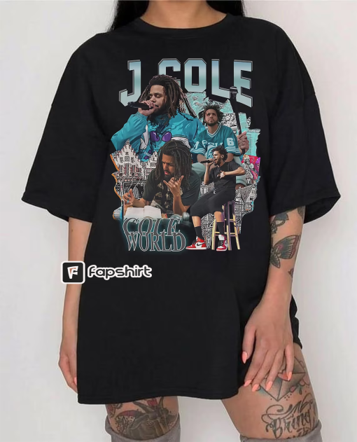 Limited J Cole 90s Vintage Bootleg Style Rap T-Shirt, J Cole Rapper T-Shirt, J. Cole Classic Retro Tee For Woman and Man Unisex T-Shirt