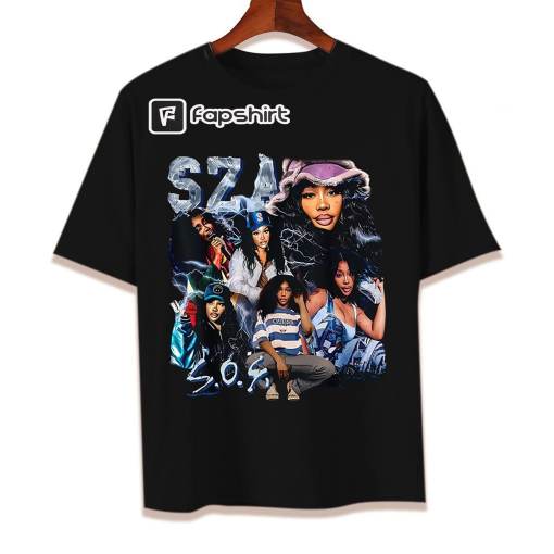 SZA SOS Music Album Graphic shirt, Casual Shirt Hip Hop Shirt, Sweatshirt, Hoodie