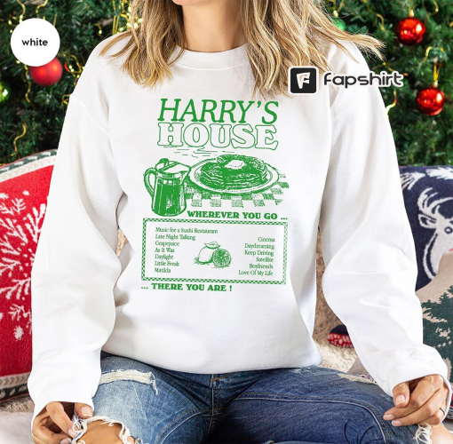 Vintage Harry Album Sweatshirt,Music For A Sushi Restaurant,Retro Harrys House Sweatshirt,Harrys House Track List TShirt,Gifts for Her