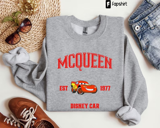 Lightning Mcqueen And Friends Sweatshirt, Pixars Cars Characters Sweatshirt, Lightning Mcqueen Cars Sweatshirt, Disney Cars Group Sweatshirt