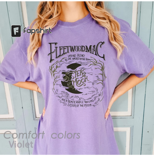 Vintage Fleetwood Mac Comfort Colors Shirt, Sisters Of The Moon Shirt, Fleetwood Mac Shirt, Music Rock Band Shirt