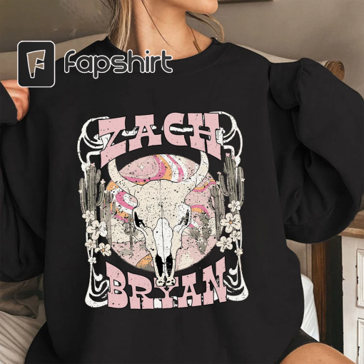 Zach Bryan Bullhead Tshirt, Zach Bryan Boho Sweatshirt, Zach Bryan Tee, Western Shirt, Zach Bryan Fan Gift,Burn Burn Burn Tour,country music