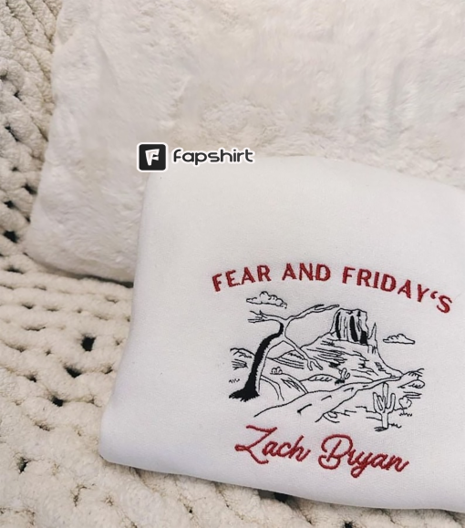 Zach Bryan Fear and Fridays Embroidered Shirt