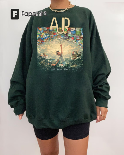 Retro A.J.R Bootleg tshirt, sweatshirt, The maybe man,Members band music, Chibi A.J.R Shirt, band rock Gift for men women comfort color