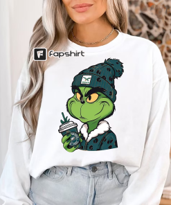 Grinch Boujee Philadelphia Christmas Sweatshirt, Grinch Leopard…